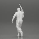 mafia gangster in gloves pants holding a submachine gun - Only-Games