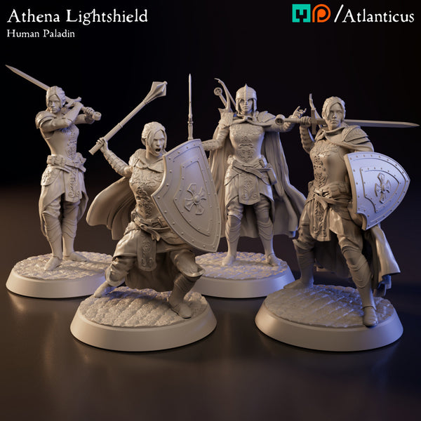 Athena Lightshield - Human Paladin Pack