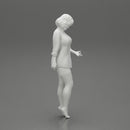 Sexy Girl standing in open long shirt and bra - Only-Games