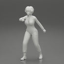 woman mechanic worker in suit standing and holding - Only-Games