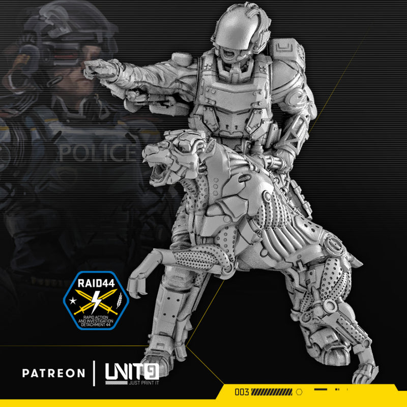 Cyberpunk police officer Patrick 'The Hound' Murphy - Only-Games