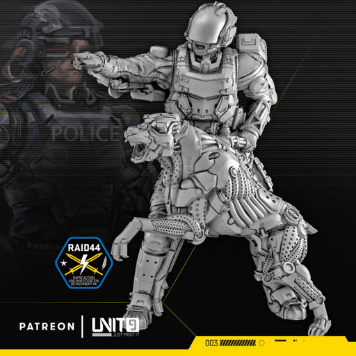 Cyberpunk police officer Patrick 'The Hound' Murphy - Only-Games