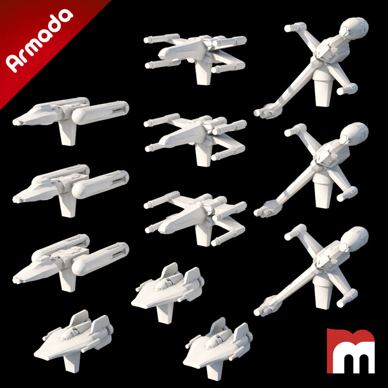 (Armada) Rebel Starfighters Set I