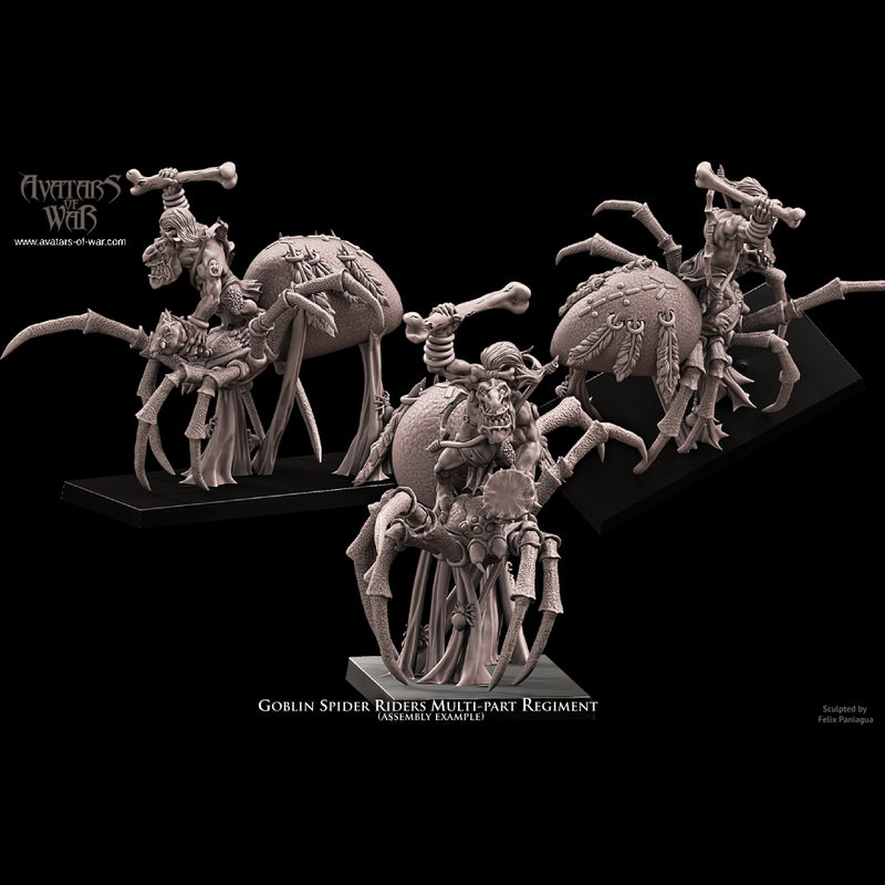 Goblin Spider riders multi-part regiment