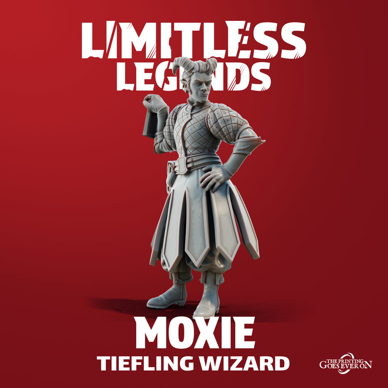 Tiefling Wizard - Moxie