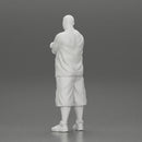 Fat Gangster standing and folding one's arms - Only-Games