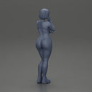 pretty girl with short hair posing in bra - Only-Games