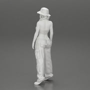 gangster homies lowrider girl posing in hat with pigtail hairstyle - Only-Games