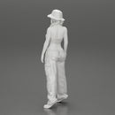 gangster homies lowrider girl posing in hat with pigtail hairstyle - Only-Games