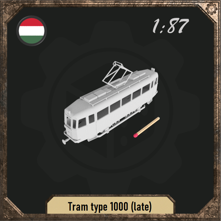1/87 Tram type 1000 (late) - Only-Games