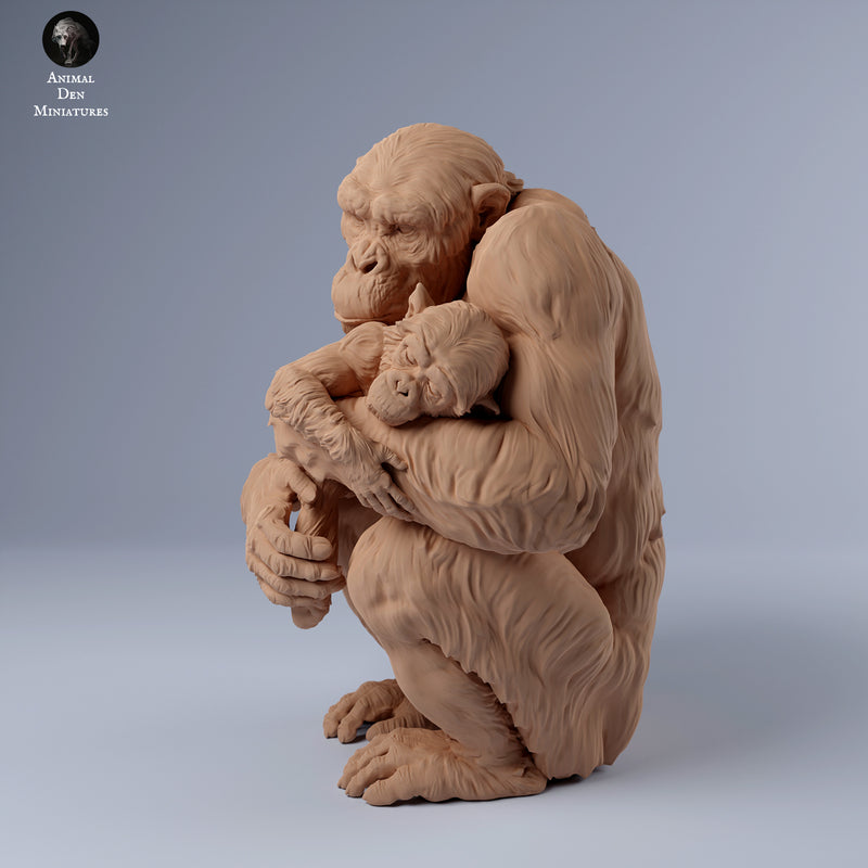 Chimpanzee Female and Baby 1/43 - Only-Games