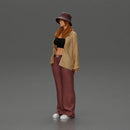 Trendy streetwear look featuring a bucket hat and relaxed outfit - Only-Games