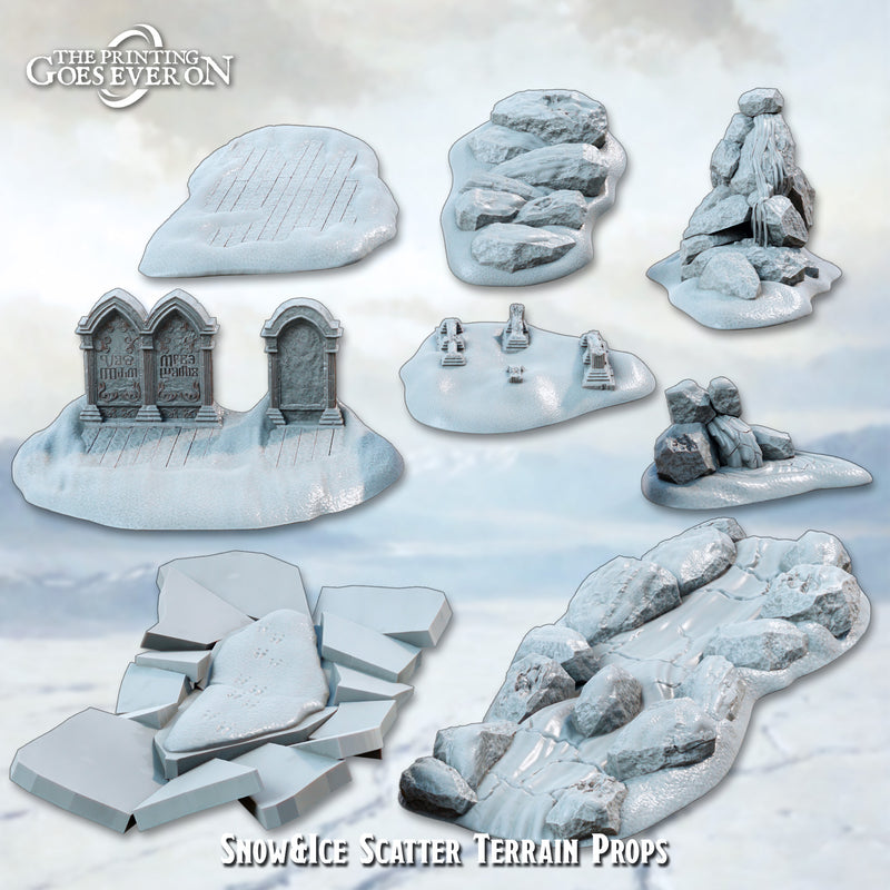 Snow and Ice Scatter Terrain - Only-Games