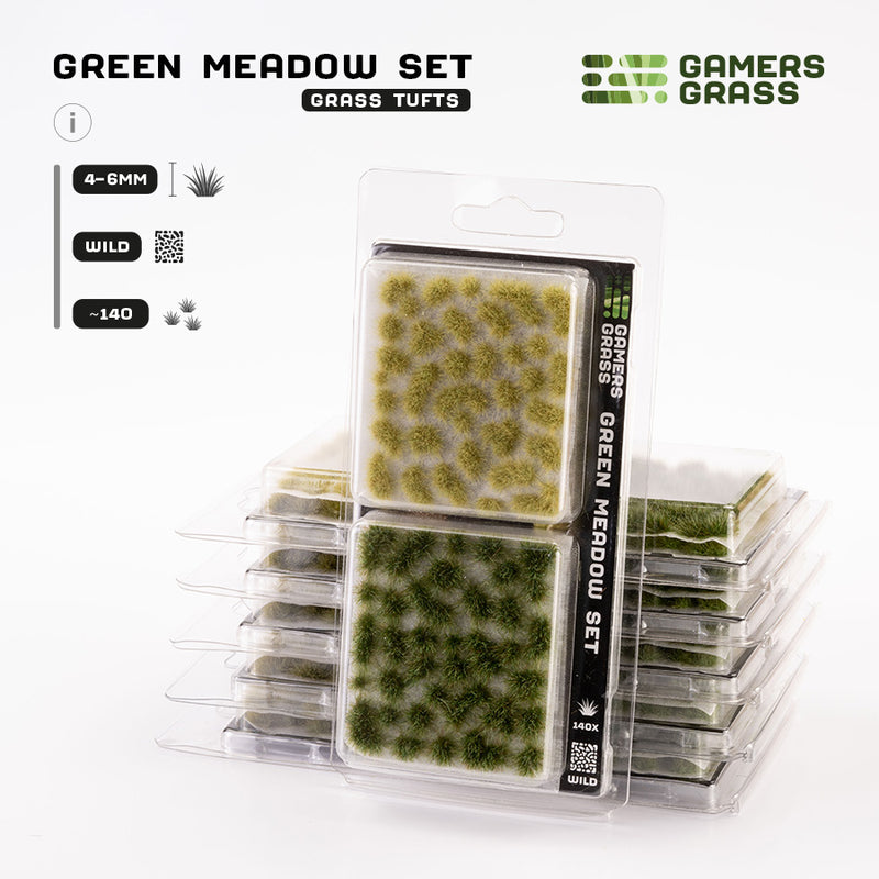 Green Meadow Set - Grass Tuft set - Only-Games