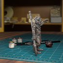 Frogfolk Spearman 03 - 32mm - DND - Pathfinder - Only-Games