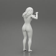 Naked woman pointing - Only-Games