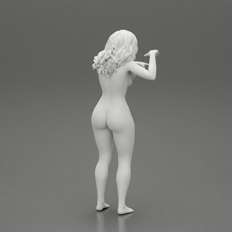 Naked woman pointing - Only-Games