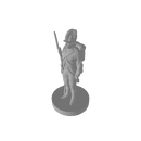 3D Printed 1/72 Scale Napoleonic French Fusiliers Pose 1 (x10) - Only-Games