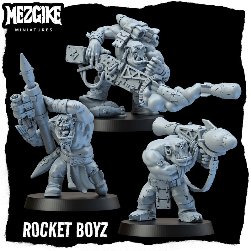 Rocket boyz mob A (3 physical miniatures)