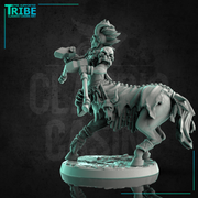 (0221) Male centaur hunter ranger assassin with two axes - Only-Games