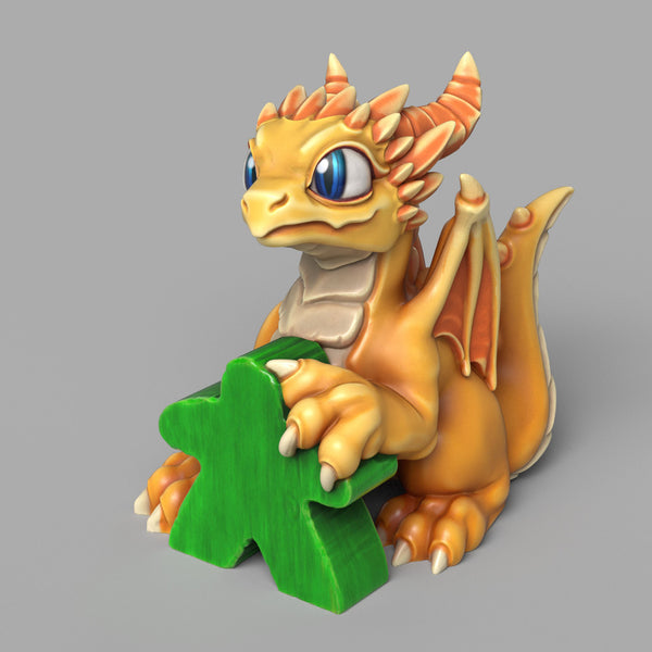 Meeple Dragon - UKGE Mascot - Only-Games