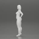 Naked girl standing putting her left hand on her hip - Only-Games