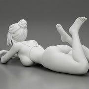 Sexy Young Girl In Bikini Lying On The Sand At The Beach - Only-Games