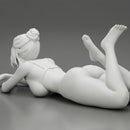 Sexy Young Girl In Bikini Lying On The Sand At The Beach - Only-Games