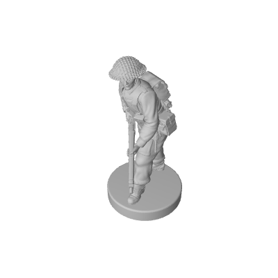 1/72 3D Printed WW2 UK Riflemen (x10)