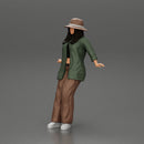 lowrider chola girl is leaning against the car, wearing a hat and long open shirt with - Only-Games