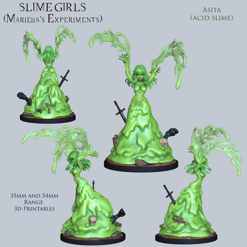 Asita - Acid Slime Girl - Only-Games