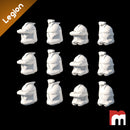 (Legion) 12x Clone Trooper Geared Helmets - Only-Games