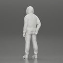 bearded man stands confidently, adorned in a stylish hoodie - Only-Games