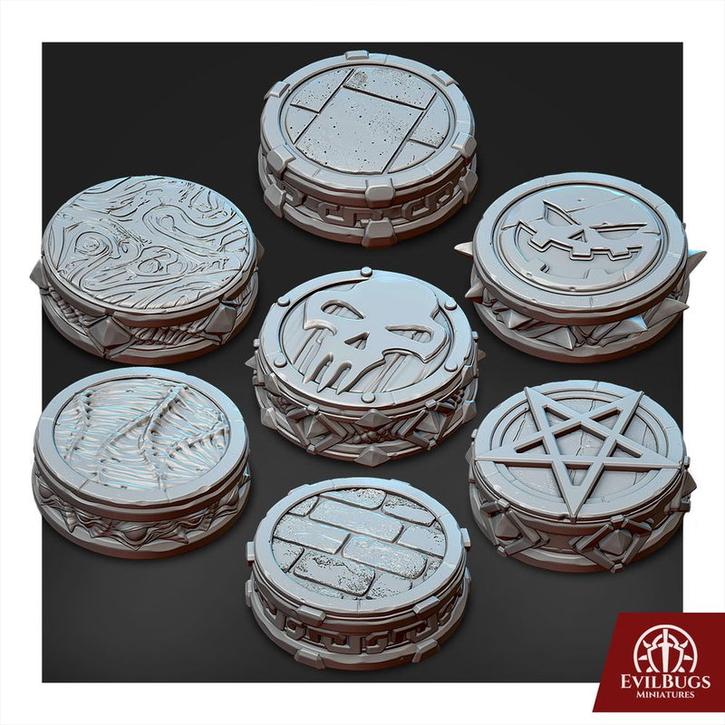 Helloween Bases 25mm/32mm/42mm - Only-Games