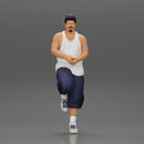 gangster in cap and short standing in one leg leaning against car - Only-Games