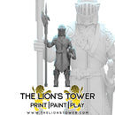 Elite Guards - Set of 10 with halberds (32mm scale) - Only-Games