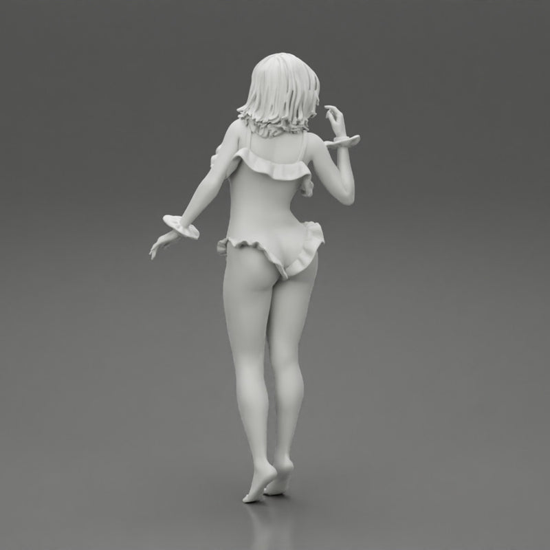 sexy young woman posing in onepiece - Only-Games