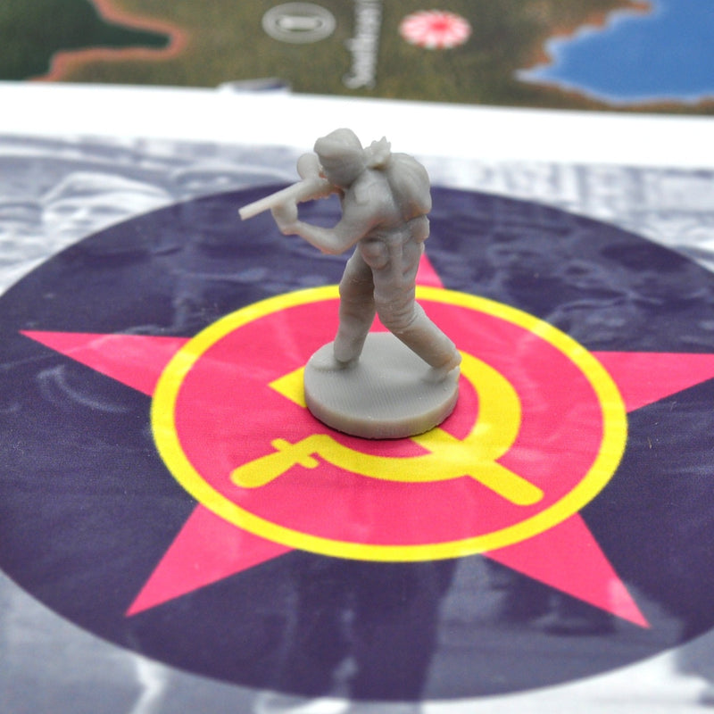 1/72 WW2 Russian Airborne Pose 2 (x10) - Only-Games