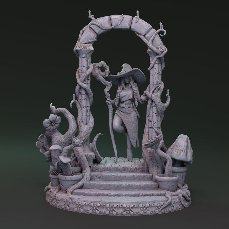 Mysterious witchcraft of Lionila - Alana Rotesfeld diorama 32mm - Only-Games