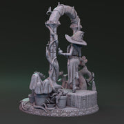 Mysterious witchcraft of Lionila - Alana Rotesfeld diorama 32mm - Only-Games