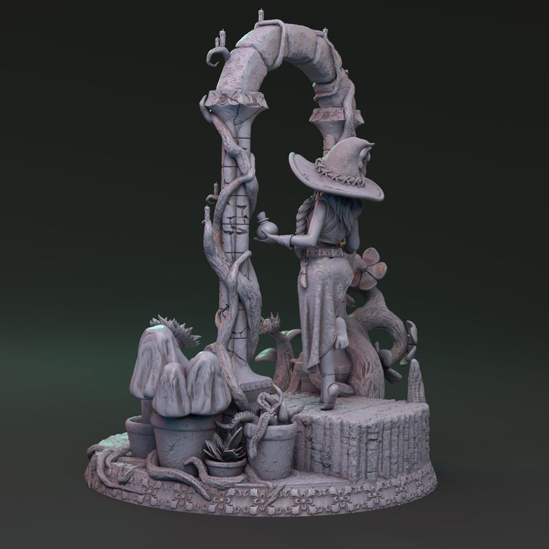 Mysterious witchcraft of Lionila - Alana Rotesfeld diorama 32mm - Only-Games