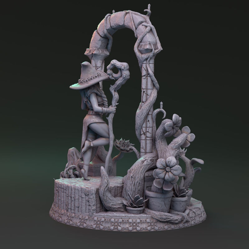 Mysterious witchcraft of Lionila - Alana Rotesfeld diorama 32mm - Only-Games