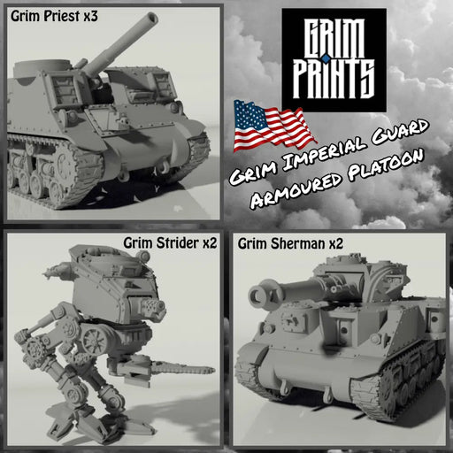 American Grim Armoured Platoon Set - Only-Games