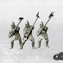 Infantrymen with poleaxes II - Late 14th - 34 mm - Only-Games