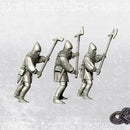 Infantrymen with poleaxes II - Late 14th - 34 mm - Only-Games