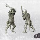 Duelling Knights on Foot - Late 14th - 28mm historic scale - Only-Games