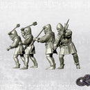 Infantrymen with Maces and Axes - Late 14th - 34mm - Only-Games