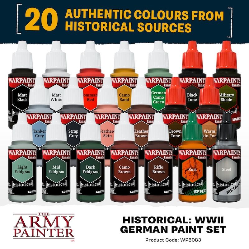 Army Painter Historical: WWII German Paint Set