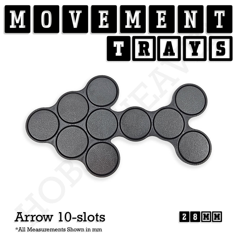 28mm Movement Trays for Tabletop Games | Wargaming | Full Range - Only-Games