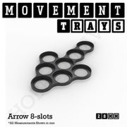 28mm Movement Trays for Tabletop Games | Wargaming | Full Range - Only-Games